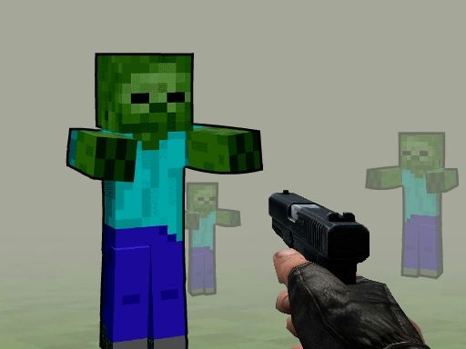 Zombie Counter Craft - browser game screenshot