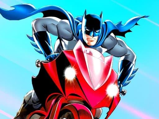 Batman Motorbike Racing - browser game screenshot
