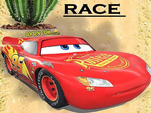 McQueen Desert Race - browser game screenshot