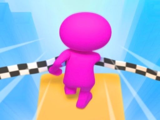 Fall Race 3D Online - browser game screenshot