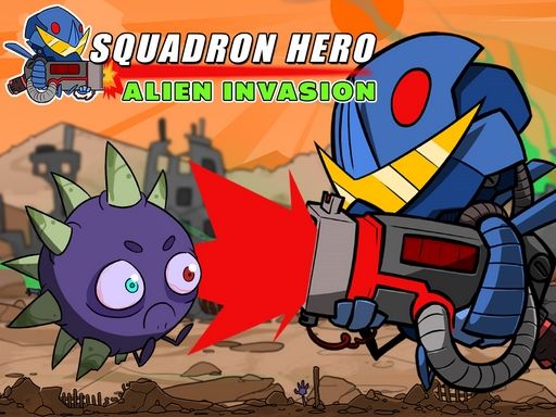 Squadron Hero : Alien Invasion - browser game screenshot