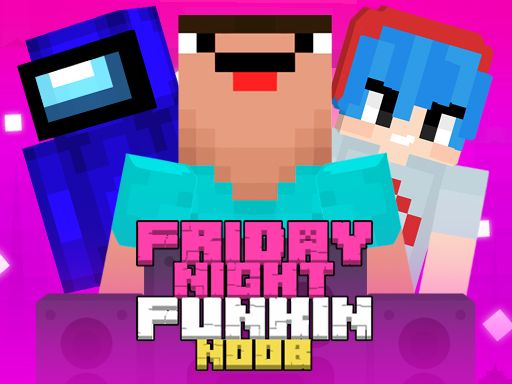 Super Friday Night Funkin Vs Noobs - browser game screenshot