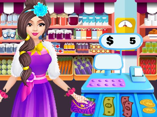 Supermarket Shopping Mall Family Game - browser game screenshot