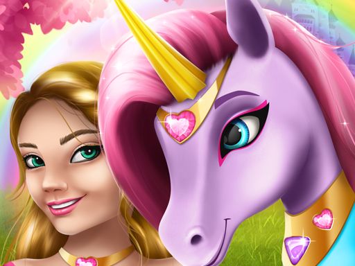 Unicorn Fashion dress up girls - browser game screenshot