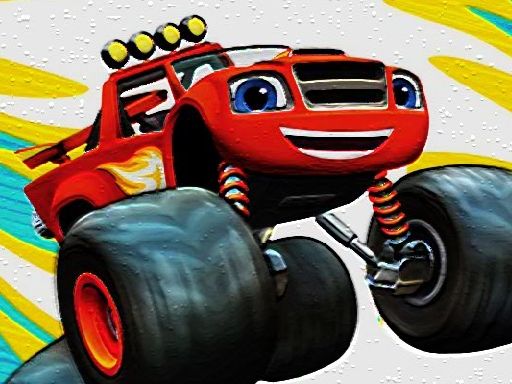Monster Trucks Hidden Wheels Monster Trucks Hidden Wheels - browser game screenshot
