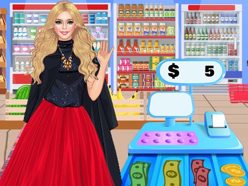 Super Market shopping Game 2d - browser game screenshot
