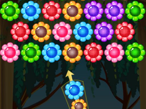 Flower Shooter - browser game screenshot