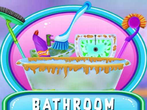 BATHROOM CLEAN AND DECO - browser game screenshot