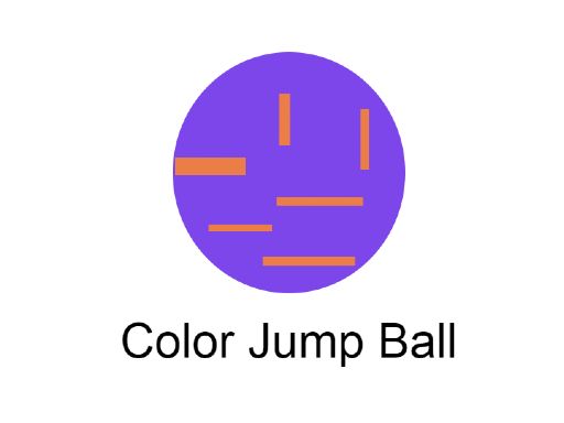 Jump Color Ball - browser game screenshot
