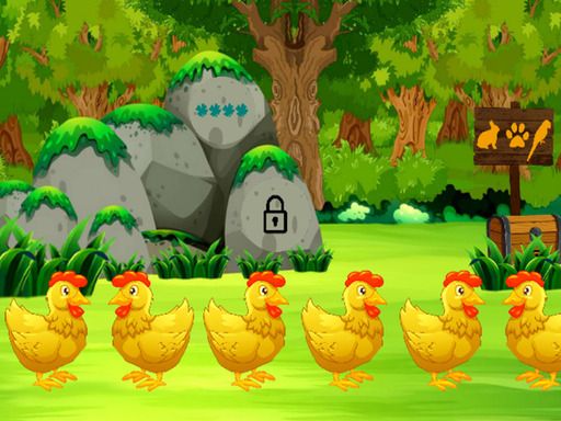 Golden Hen Rescue - browser game screenshot