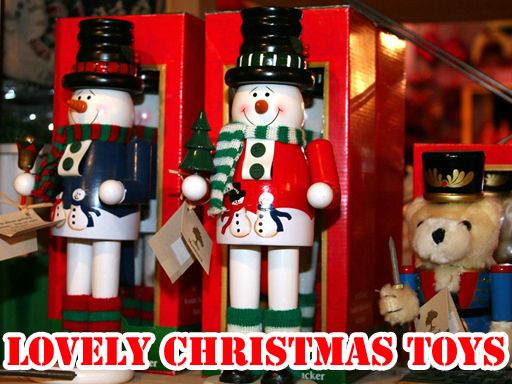 Lovely Christmas Toys Puzzle - browser game screenshot