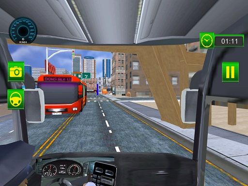 Driving Service Passenger Bus Transport - browser game screenshot