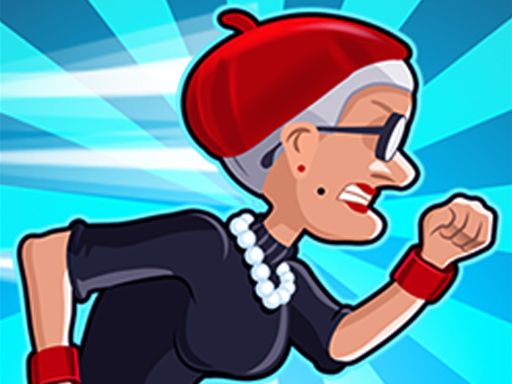 Angry Gran Run: Paris - browser game screenshot