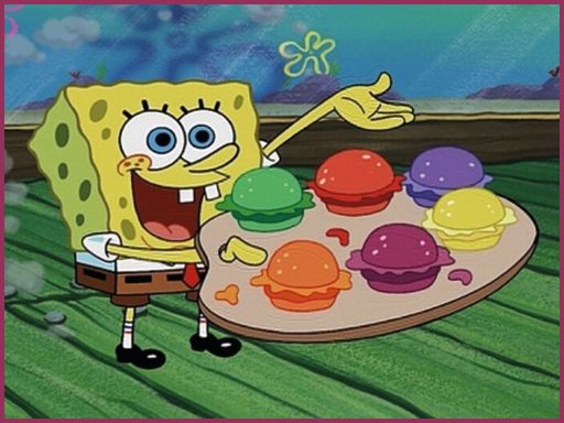SpongeBob Tasty Pastry Party - browser game screenshot