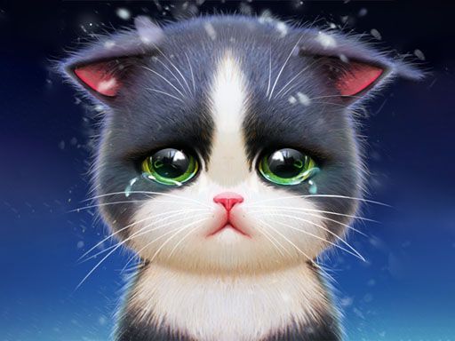 Kitten Bowling - browser game screenshot