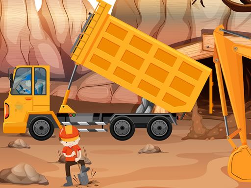 Dump Trucks Hidden Objects Dump Trucks Hidden Objects - browser game screenshot