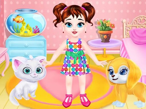 Baby Taylor Pet Grooming Day - browser game screenshot