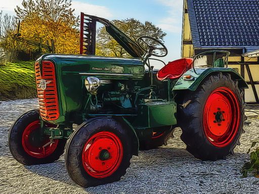 Farmer Tractor Puzzle - browser game screenshot