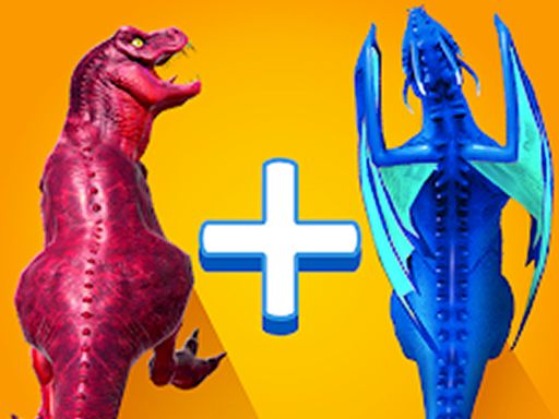 Dinosaur Merge Master Battle - browser game screenshot