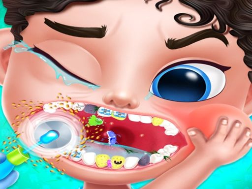 Dentist For Children Game - browser game screenshot