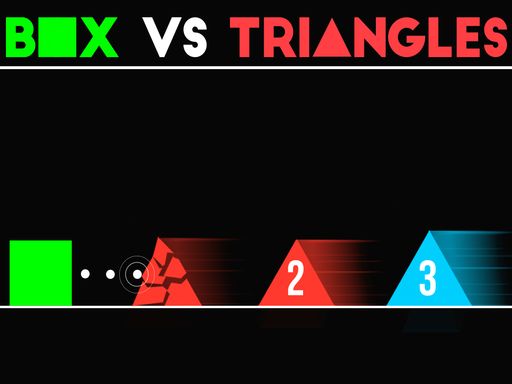 Box VS Triangles - browser game screenshot