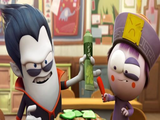 Spookiz Jigsaw - browser game screenshot