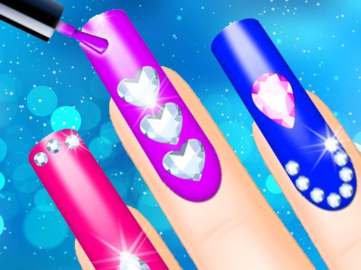 Glow Nails: Manicure Nail Salon Game for Girls - browser game screenshot