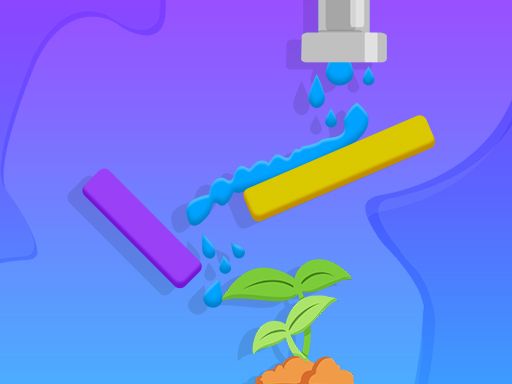 Sprinkle Plants Puzzle Game - browser game screenshot