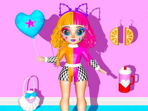 Surprise Doll Dress Up - browser game screenshot