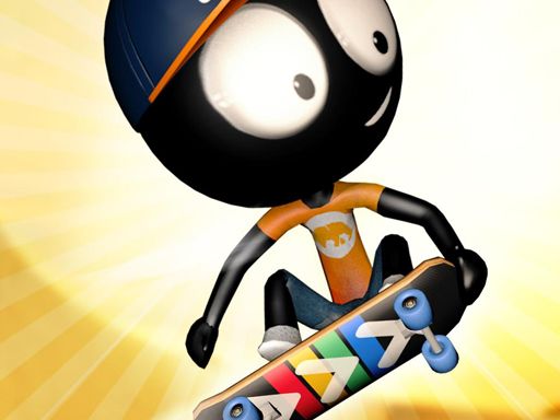 Stickman Skater - browser game screenshot