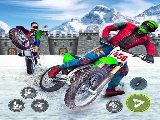 Crazy Bike Stunt Race Game 3D 2022 - browser game screenshot