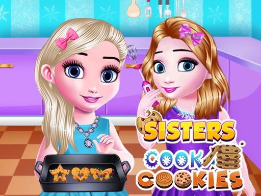 Sisters Cook Cookies - browser game screenshot