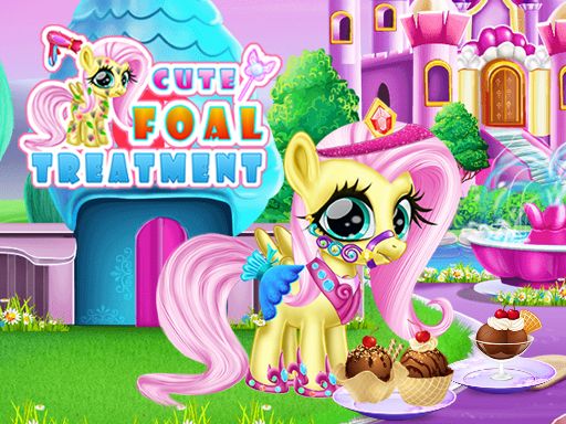 Cute Foal Treatment - browser game screenshot