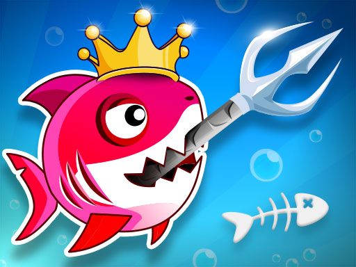Fish Stab Getting Big - browser game screenshot