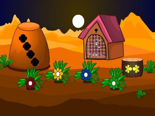 Rescue the Brinjal - browser game screenshot