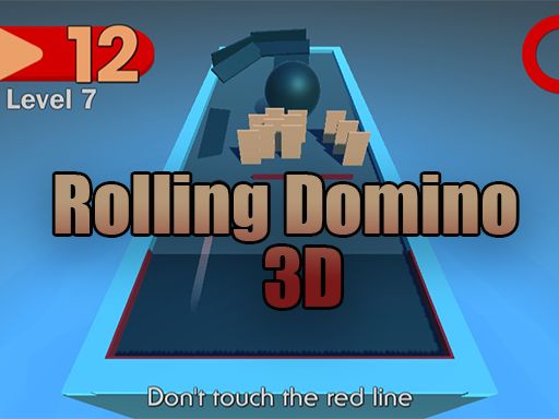 Rolling Domino 3D - browser game screenshot