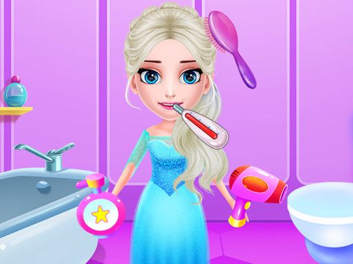 Ice Princess Beauty Salon - browser game screenshot