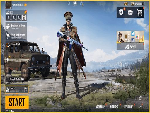 New Pubg Mobile - browser game screenshot