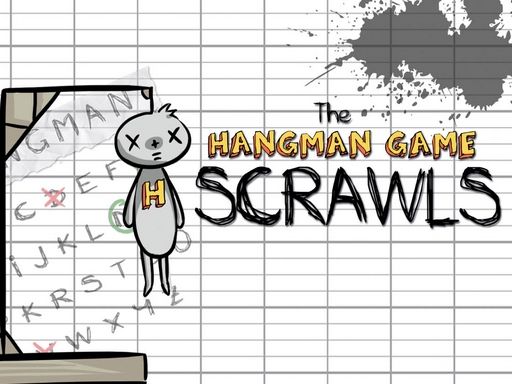 The Hangman Game : Scrawls - browser game screenshot