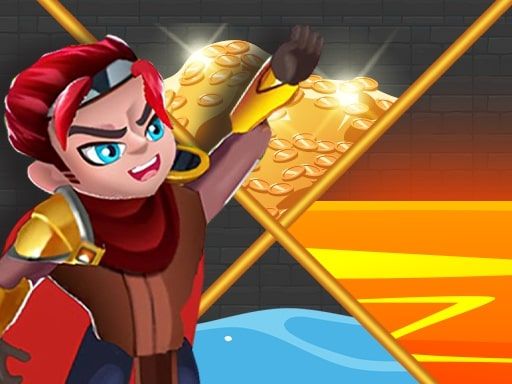 Save The Hero   Pull The Pin - browser game screenshot