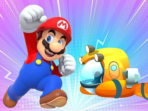 Super Mario Color Transporter Puzzle - browser game screenshot