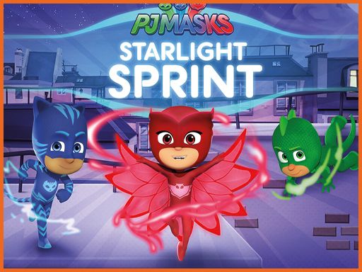 PJ Masks Starlight Sprint - browser game screenshot