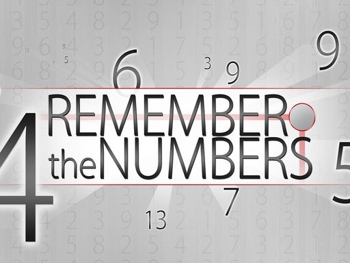 Remember the numbers - browser game screenshot