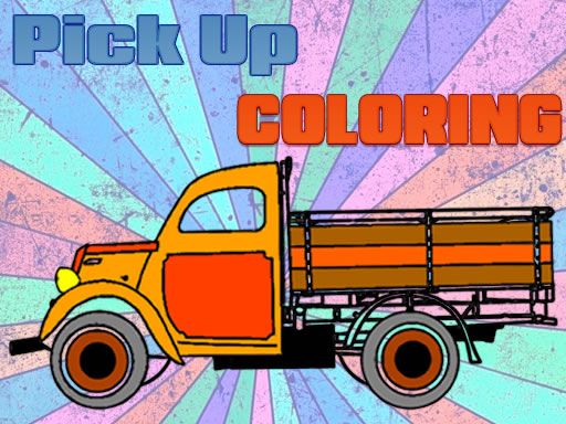 Pick Up Trucks Coloring Pick Up Trucks Coloring - browser game screenshot