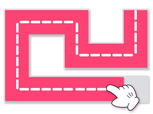 Colour the blocks - browser game screenshot