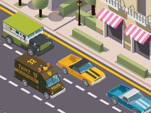 Miami Traffic Racer - browser game screenshot