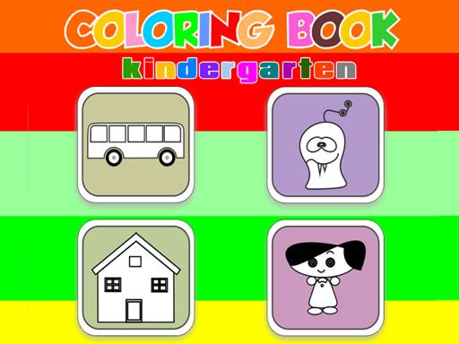 Coloring Book Kindergarten - browser game screenshot