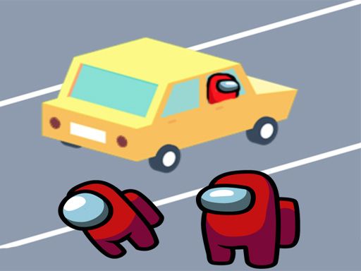 Among Us Car Race - browser game screenshot