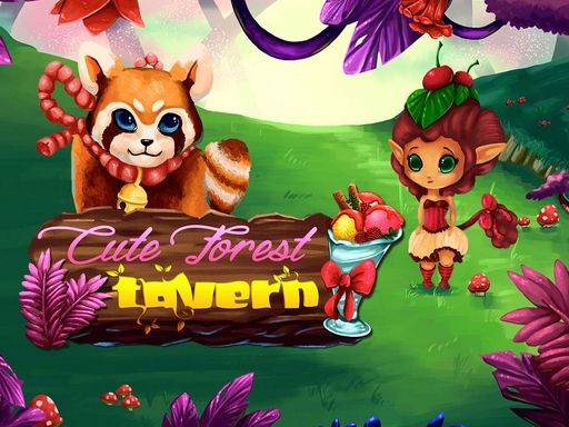 Cute Forest Tavern - browser game screenshot