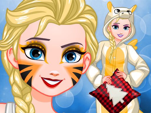 New Years Kigurumi - browser game screenshot